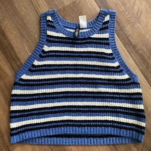 H&M Cropped Sweater Vest
